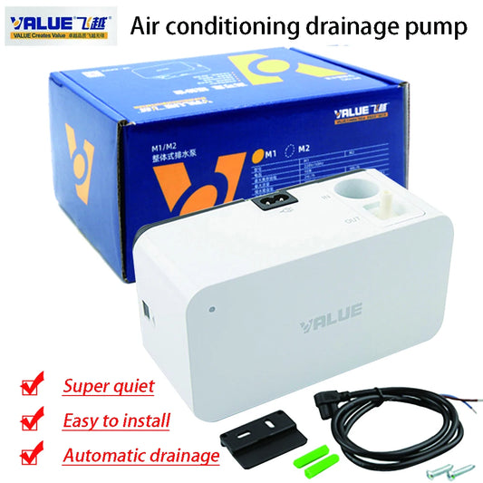 110V/220V Air Conditioner Drainage Pump Automatic Ultra-quiet Condensate Removal Lift Pumps For 1-3P On-hook Air Conditioner