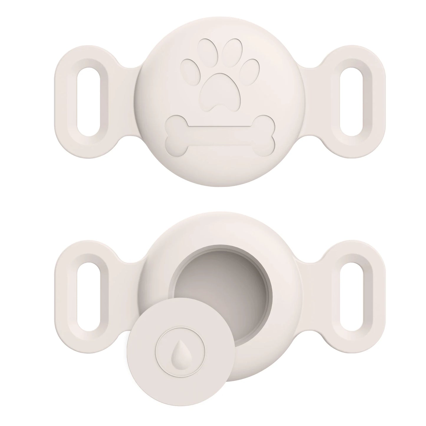 Silicone Engraved Cover For Apple Airtag Case Dog Cat Collar GPS Finder Protective Soft Case For Apple Air Tag Tracker Holder