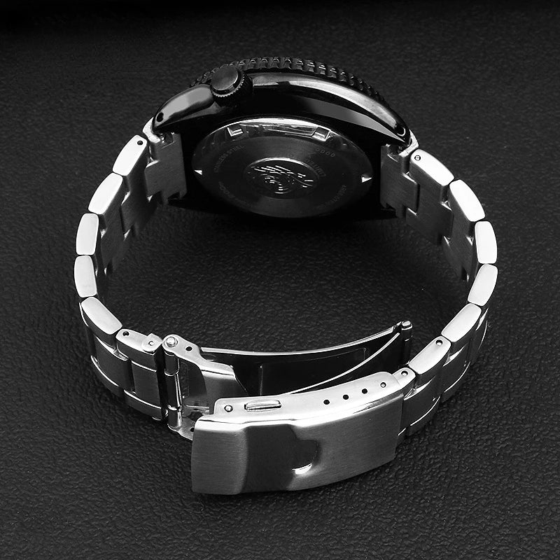 Solid stainless wristband for Seiko steel Wrist strap abalone turtle SRPE99K1 srpa21 srp777 srpc25 men's metal watchband 22mm
