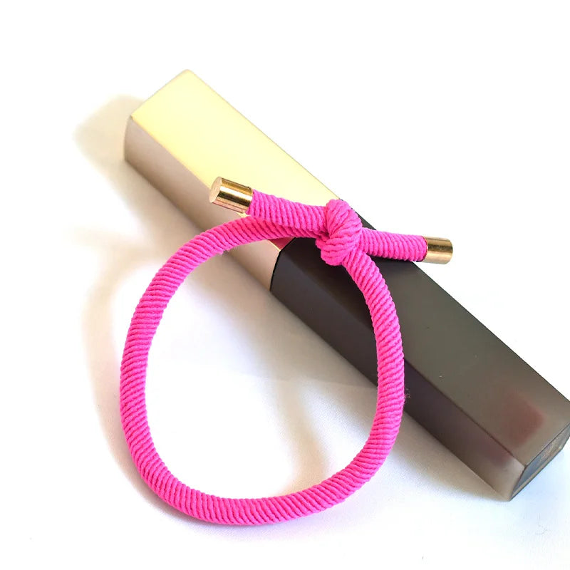 10Pcs Women Rubber Bands Hairband Tie for Weaving Elastic Nylon Hair Bands Girl Hairstyle Fashion Women's Accessories