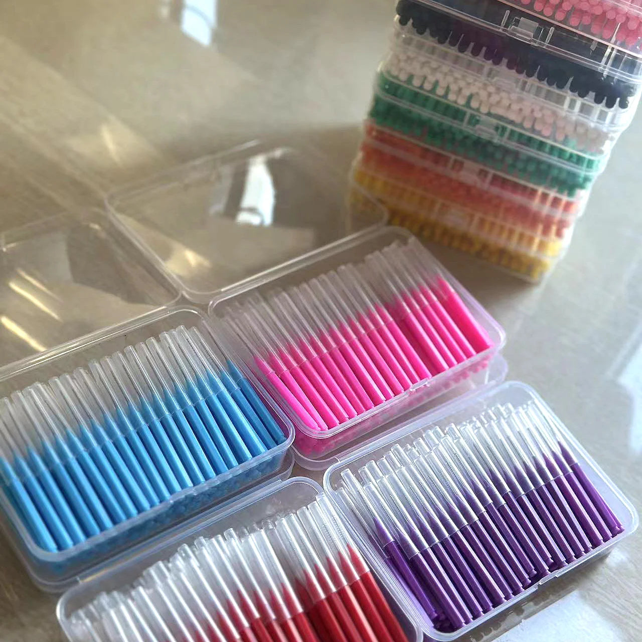 100Pcs/box Interdental Brushes Health Care Tooth Escova Interdental Cleaners Orthodontic Dental Teeth Brush Oral Hygiene Tool