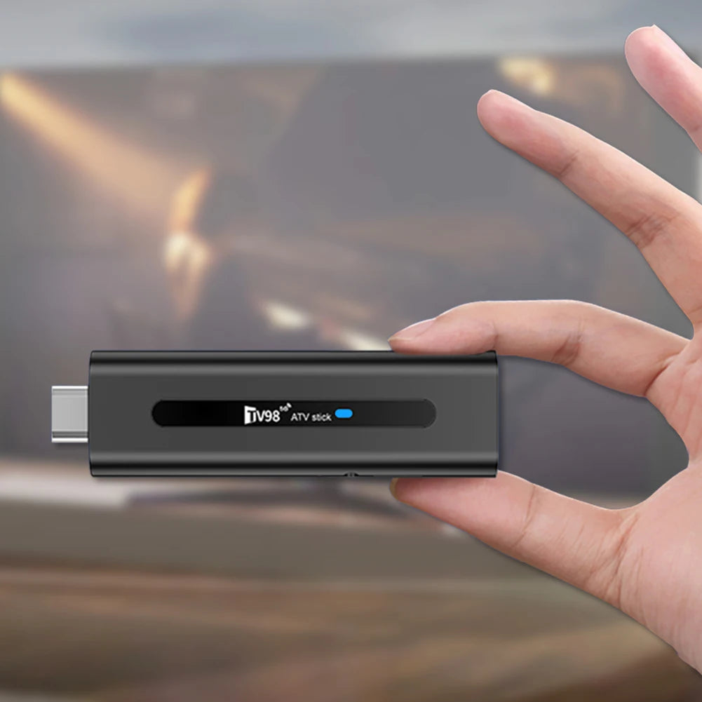 Android 14.0 TV Stick TV98 ATV Smart TV Box 8K Video BT5.0 2.4G 5G WiFi Media Player Allwinner H313 2GB 16GB Voice Remote TV Box