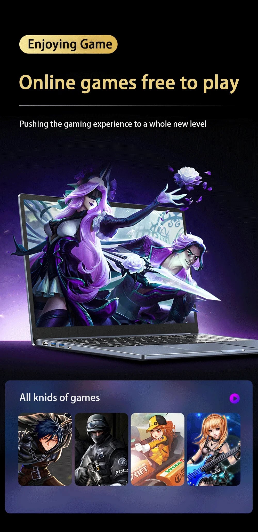 NEW S3 Computer 15.6 Inch Intel Core i9-12900H/i7-8750H Por Laptop 2*DDR4 2*M.2 64GB 2TB SSD  Windows 11 Fingerprint Unlock 60Hz