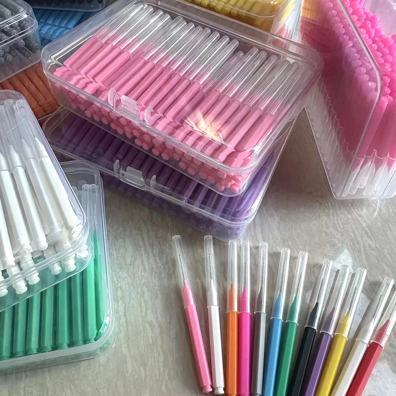 100Pcs/box Interdental Brushes Health Care Tooth Escova Interdental Cleaners Orthodontic Dental Teeth Brush Oral Hygiene Tool