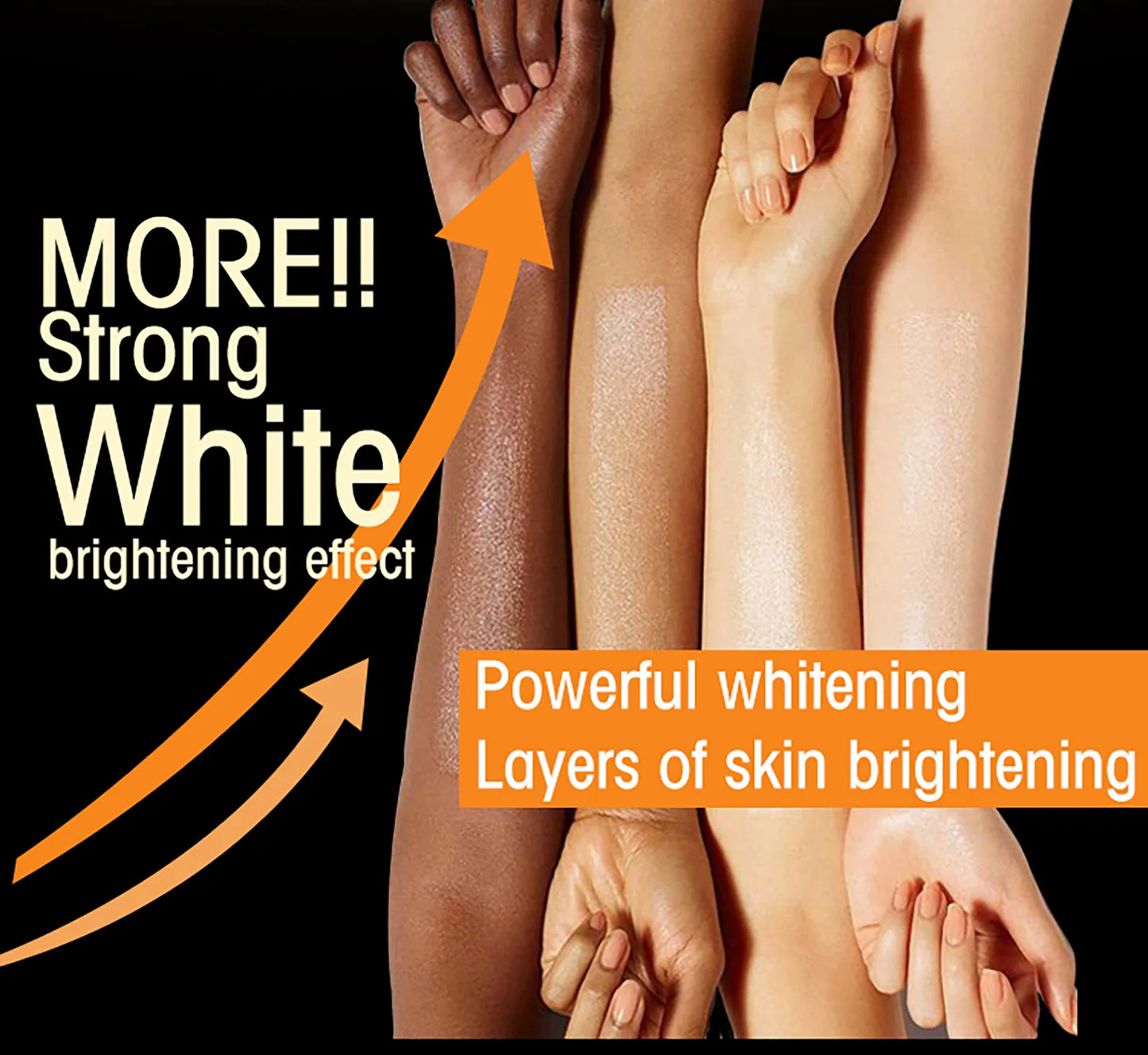 Brightening Body Lotion With Collagen, Carotene, Shea Butter, Moisturizing, Smoothing Increase Skin Radiance, For All Skin Types