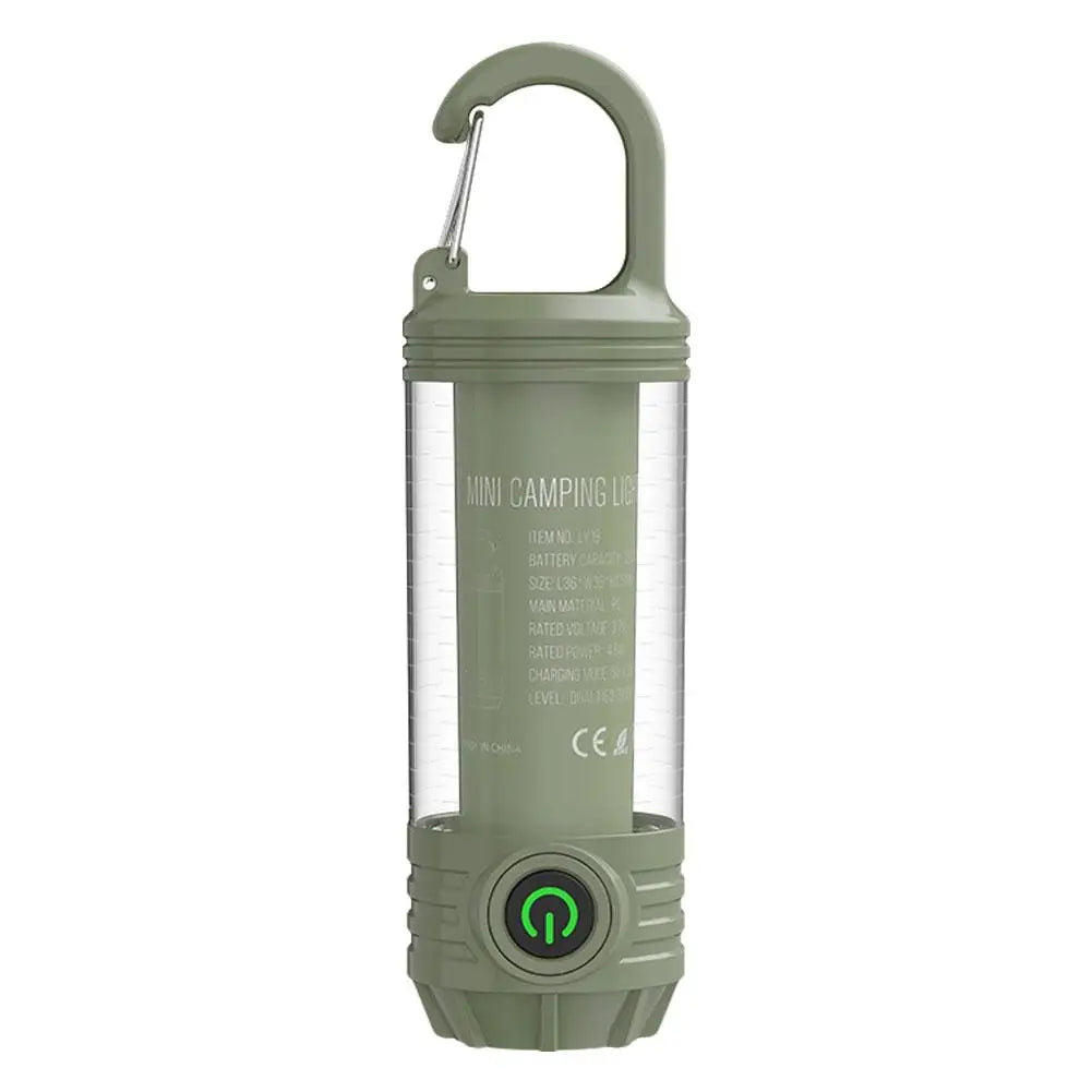 1000LM Super Bright Outdoor Hiking Fishing Tent Lamp 1200mAh Rechargeable Dual Light Source Tent Light Outdoor Camping Lantern