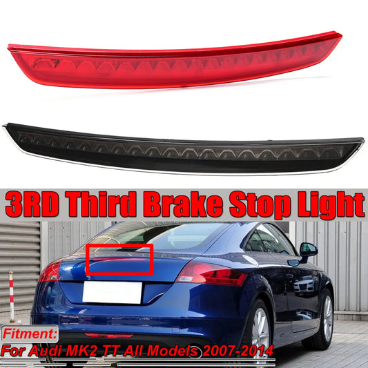 Red Third Brake Light Rear Tail Light For Audi MK2 TT 8J 2007-2014 Mount Car Rear LED High Level Brake Light Lamp 8J0945097