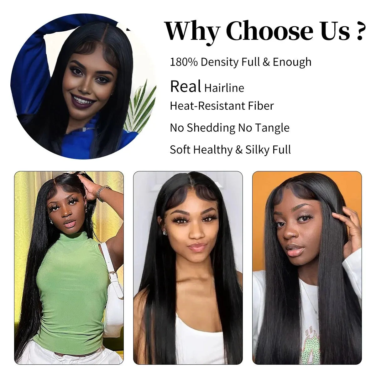 Vearda 13*4 Lace Front Synthetic Wig for Women - 150% Density, Natural Looking, Daily Use