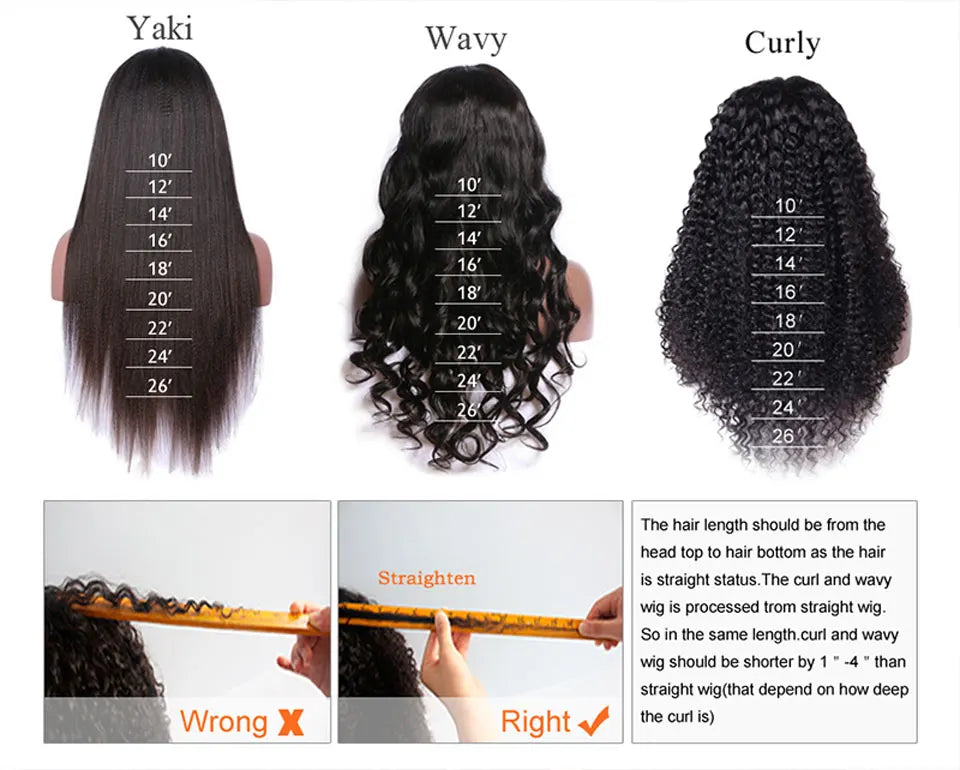 Kinky Straight 13x4 Lace Front Glueless Wig Yaki Straight Glueless Yaki Human Hair Wigs Pre Plucked Brazilian Cheap Closure Wigs