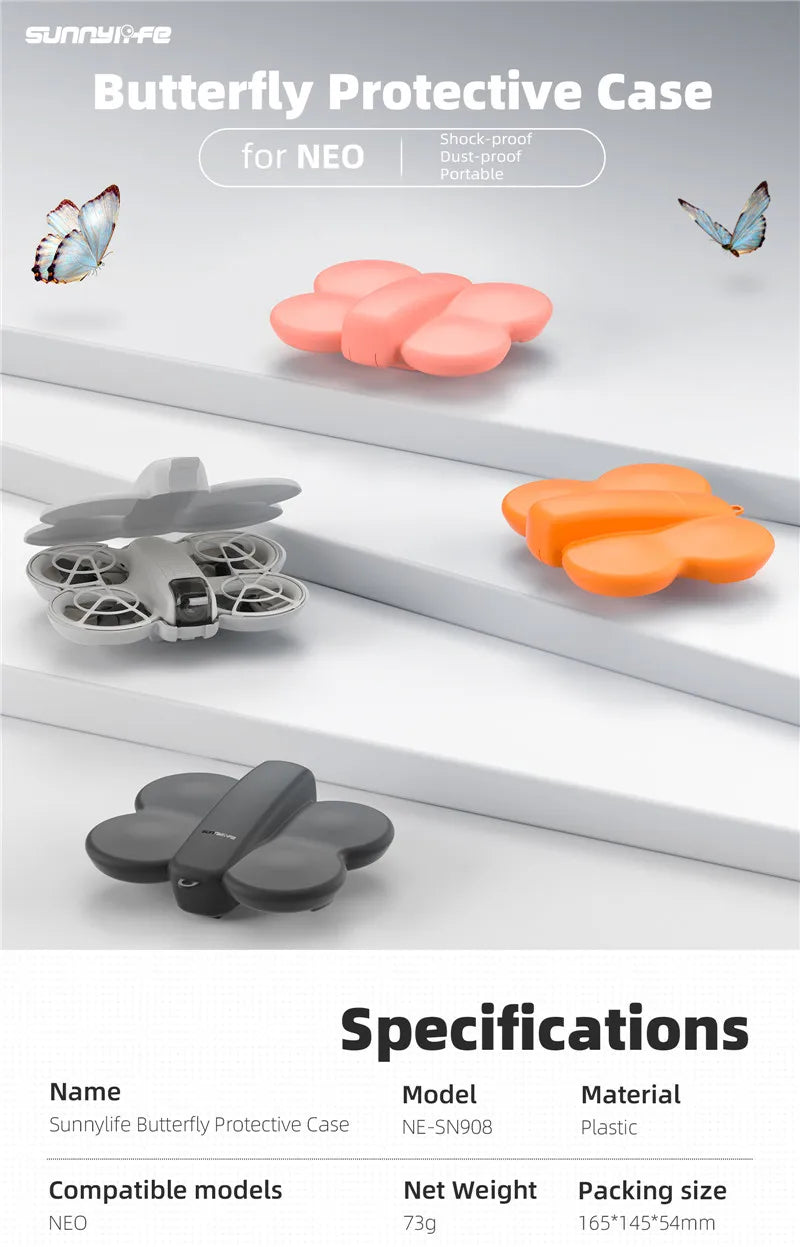 For DJI Neo Protective Carrying Case Butterfly Storage Box Drop-proof Portable Dust-proof Bag For DJI Neo Drone Accessories