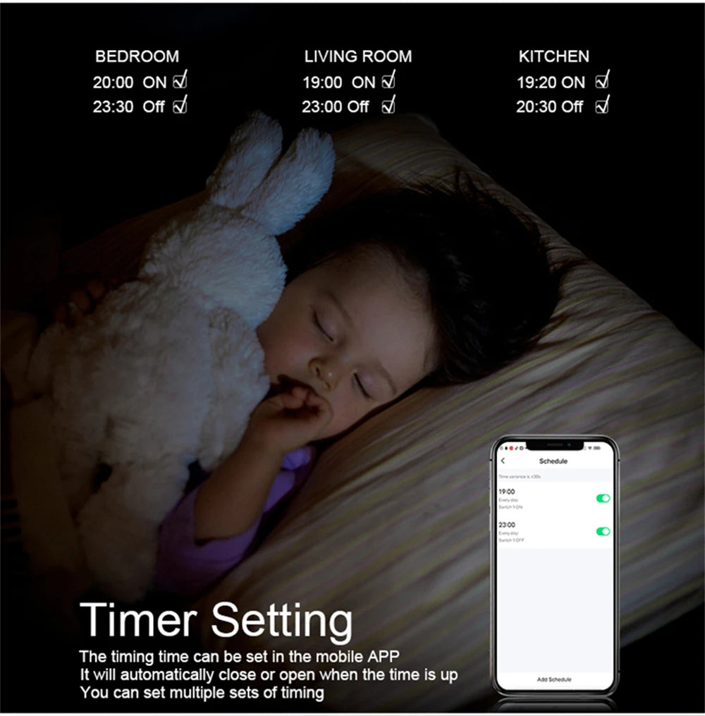 ZigBeeTuya Smart Light Touch Switch EU No Neutral Wire No Capacitor Required Smart Life 1/2/3 Gang Work with Alexa Google Home