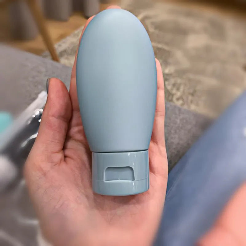 3pcs 60ml /PE PP Women Hose Dispensing Bottle Nordic Style Portable Hotel Shampoo Shower Gel Travel Squeeze Lotion Combo Kit