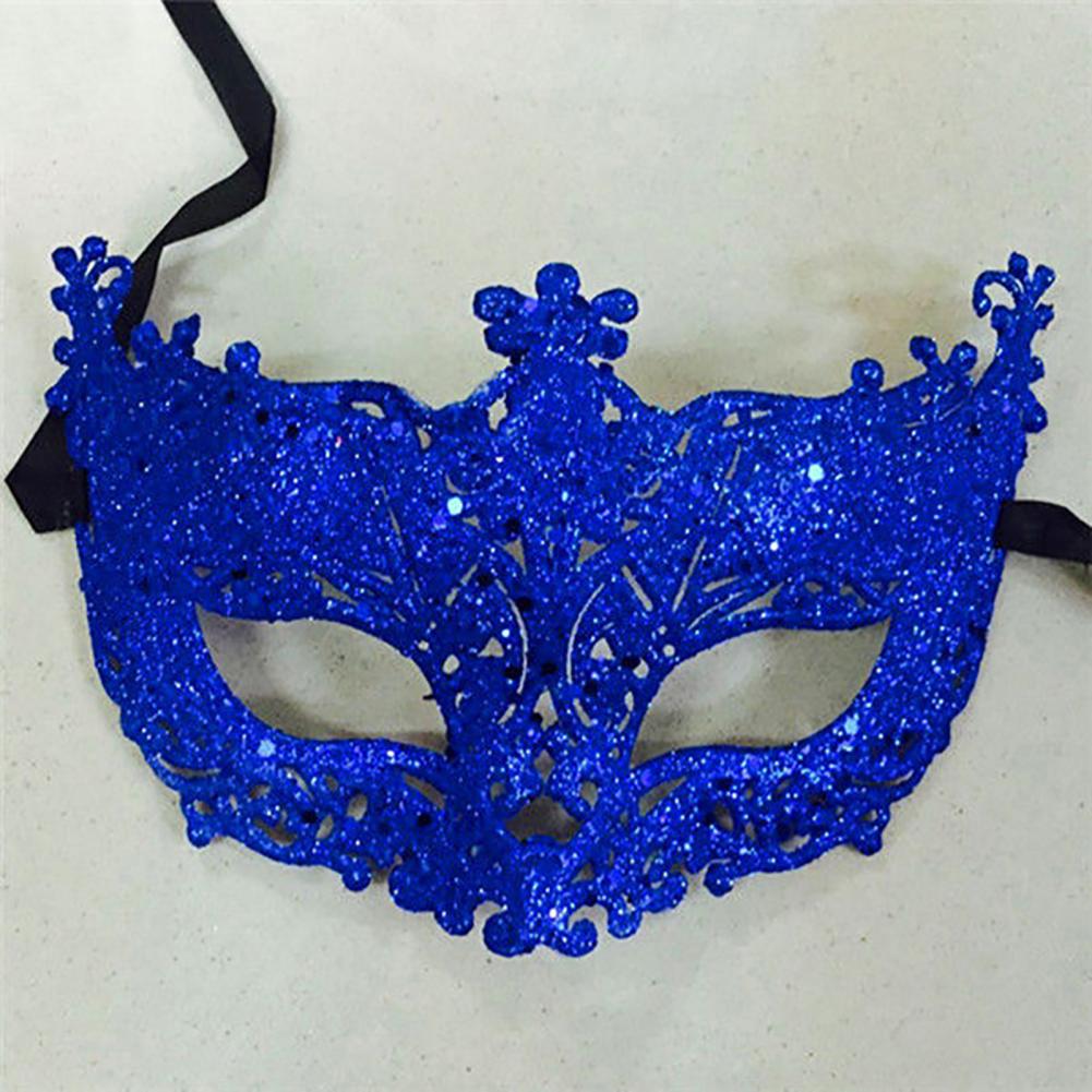 Cosplay Face Covers Party Mask Glitter Shinny Women Ribbon Mysterious Eye Cover For Masquerade Luxury Venetian Mask Halloween