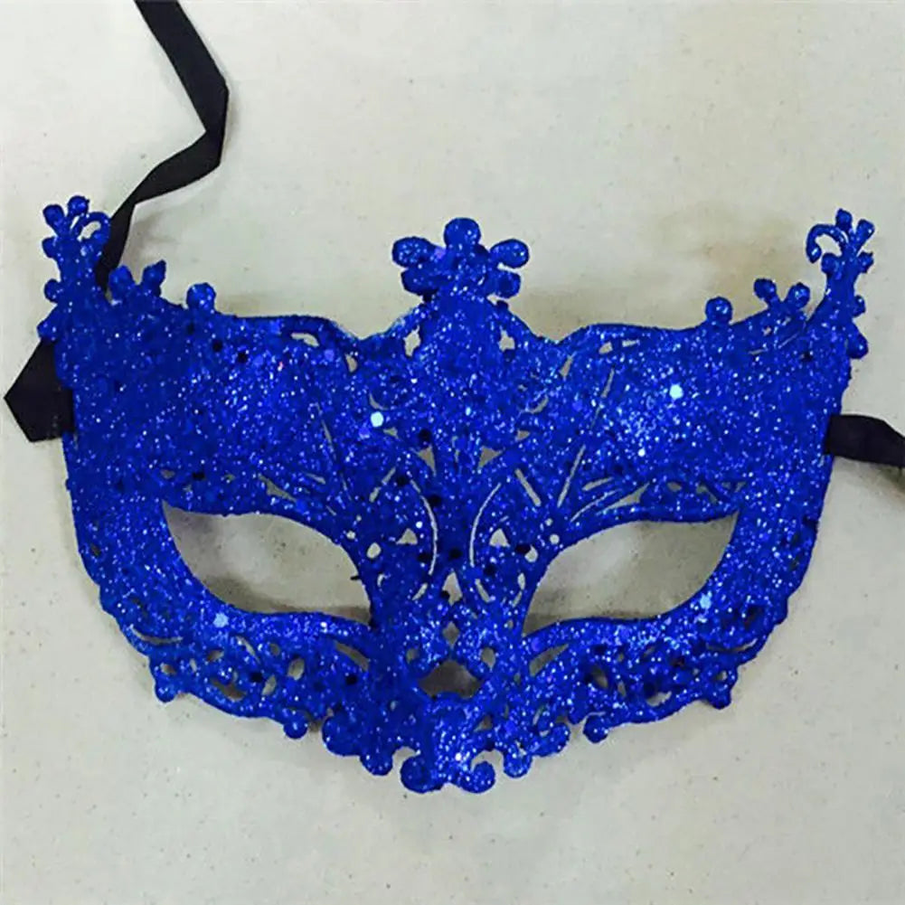 Cosplay Face Covers Party Mask Glitter Shinny Women Ribbon Mysterious Eye Cover For Masquerade Luxury Venetian Mask Halloween