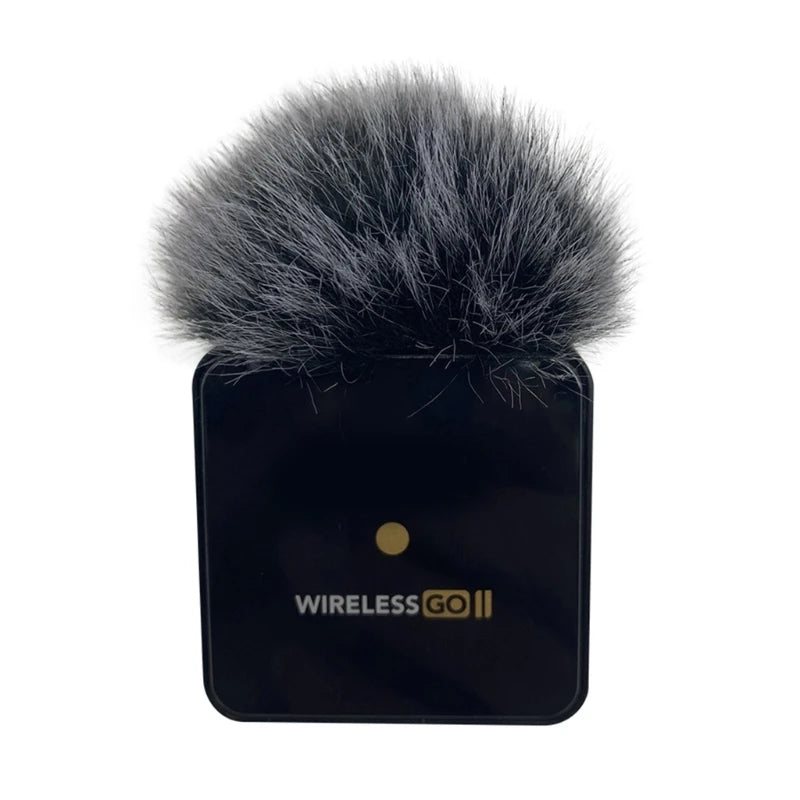 Outdoor Microphone Furry Windscreen Muff Microphone Furs Wind Cover for Rode Wireless Go II Microphone Repair Accessory