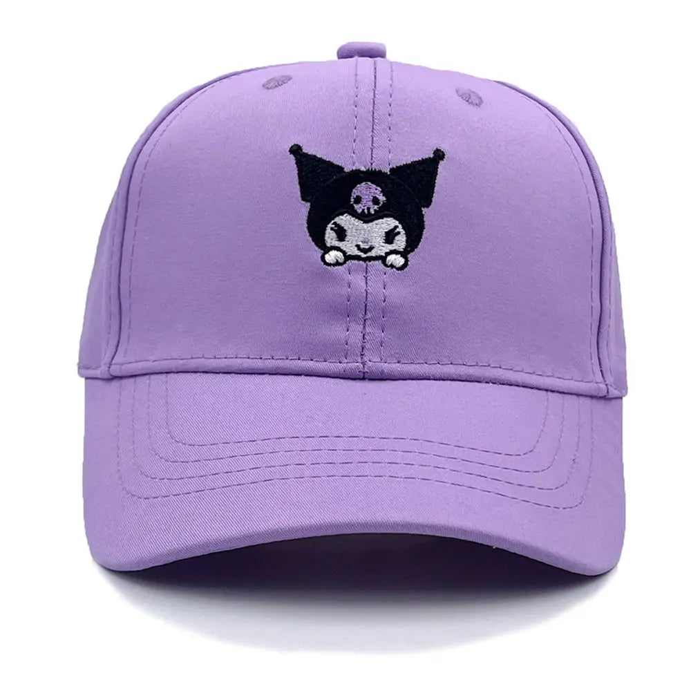 New Children's Sanrio Hello Kitty Kuromi Cap Cotton Cartoon Cinnamoroll Baseball Cap For Kids