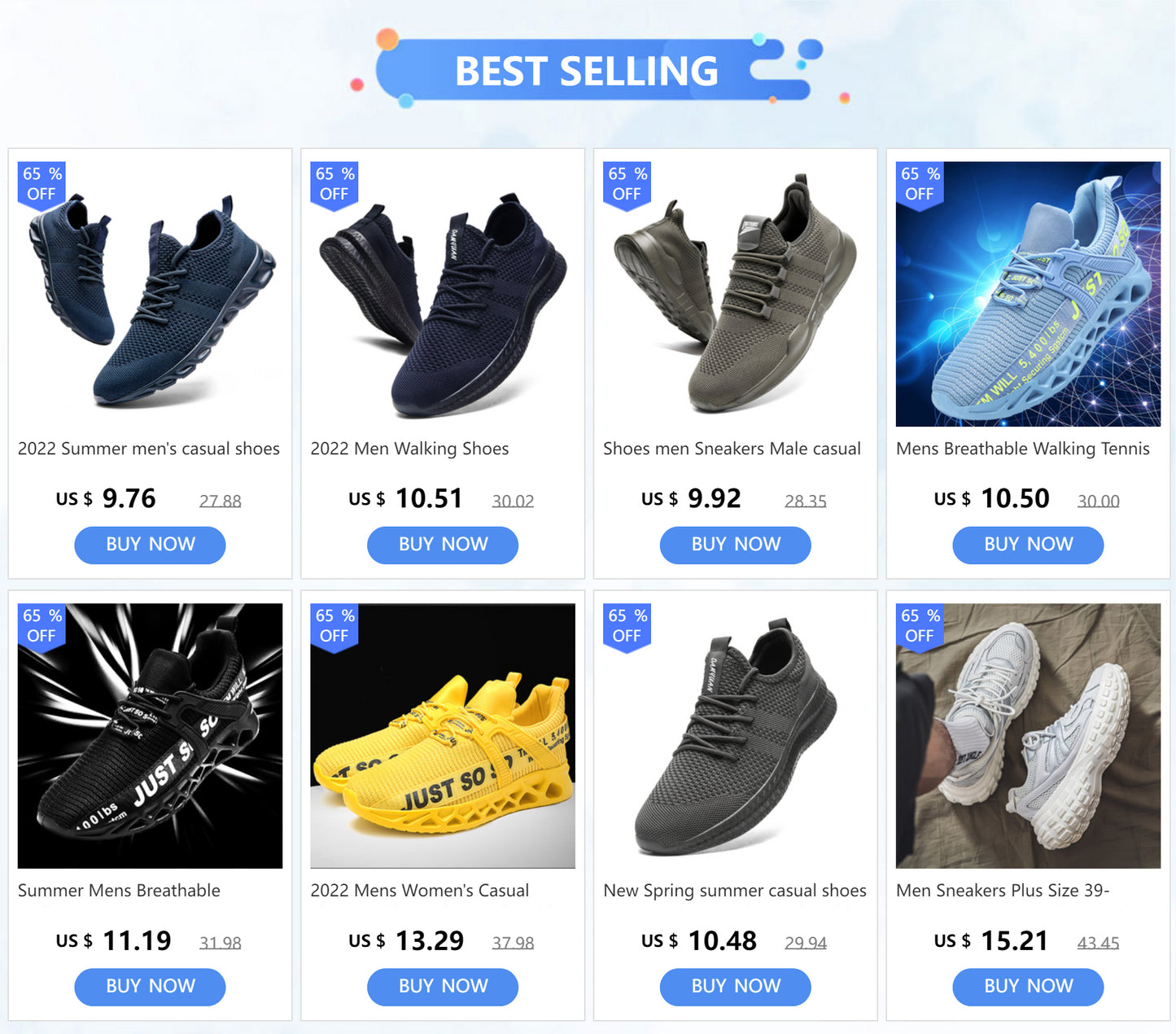 Damyuan Men Light Running Shoes Jogging Shoes Breathable Man Sneakers Slip on Loafer Shoe Men's Casual Shoes Size 46 2020