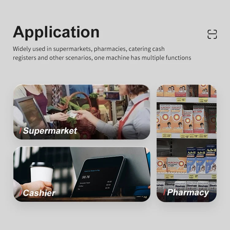 2D Barcode Scanner Image Platform Durable Desktop Scanner 1D 2D QR Code Reader USB Omnidirectional High-speed Precision Scanner