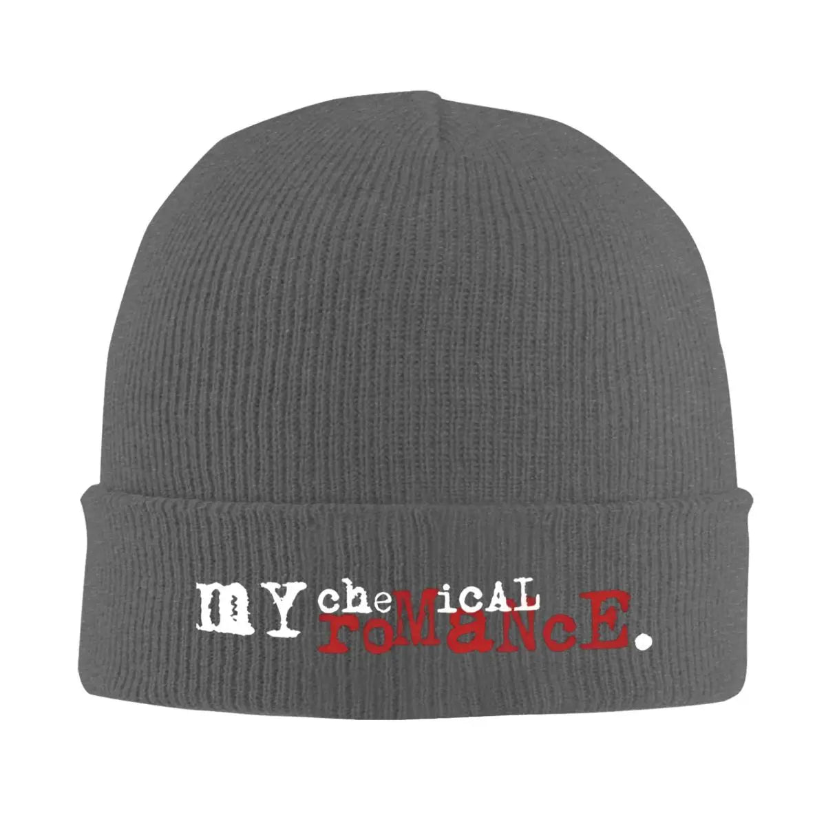 My Chemical Romance Beanie Hats Rock Band Street Caps Female Male Kpop Skullies Beanies Winter Pattern Warm Soft Beanie Hat