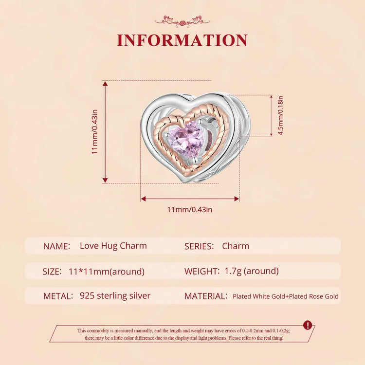 WOSTU 925 Sterling Silver Tree of Life Pendant Plated White Rose Gold Rose Charm Spacer Beads Fit Original Bracelet for Women