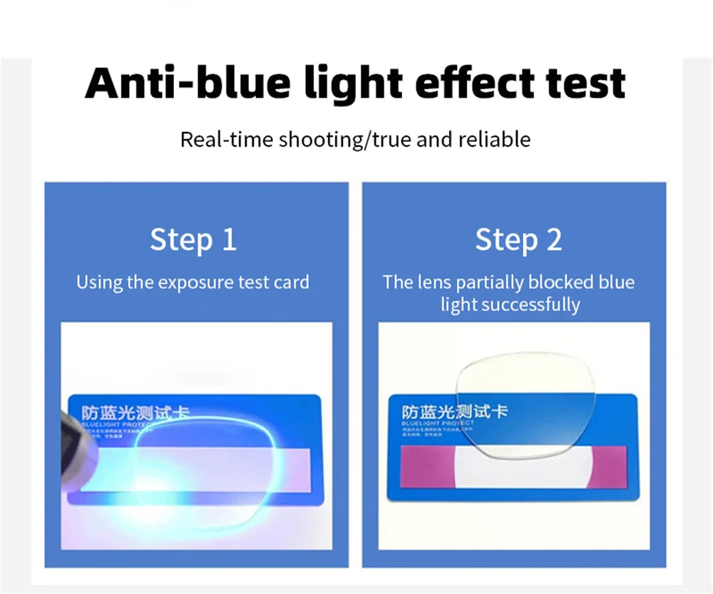 Elbru New Anti-blue Light Myopia Glasss Metal Big Frame Myopic Eyeglasses Women Men Nearsighted Eyewear Diopters 0-0.5-1-1.5-2-6