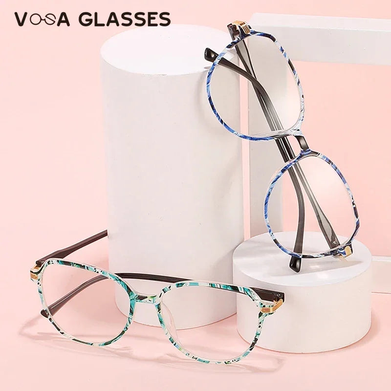 Large Frame Printing Reading Glasses Women Presbiopia Glasses for Farsightedness HD Resin Oculos Gafas De Lectura Mujer