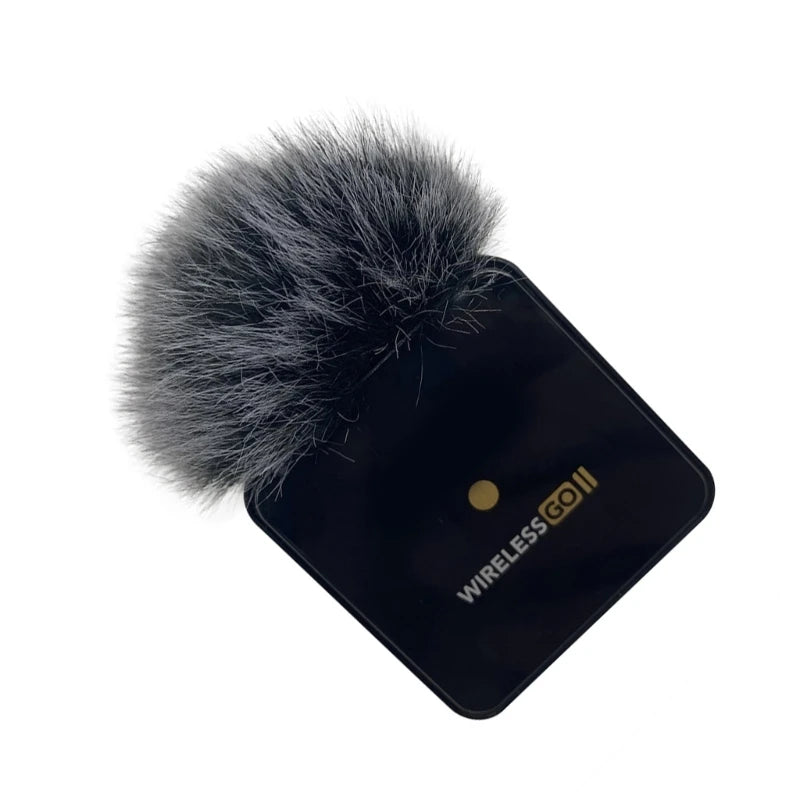 Outdoor Microphone Furry Windscreen Muff Microphone Furs Wind Cover for Rode Wireless Go II Microphone Repair Accessory