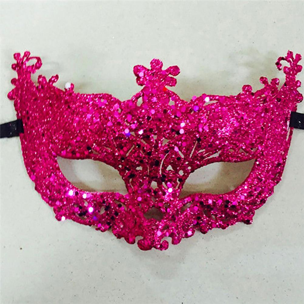 Cosplay Face Covers Party Mask Glitter Shinny Women Ribbon Mysterious Eye Cover For Masquerade Luxury Venetian Mask Halloween