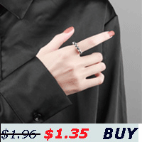 Titanium Steel Rotatable Chain Fidget Joint Ring Jewelry Anillos De Hombres