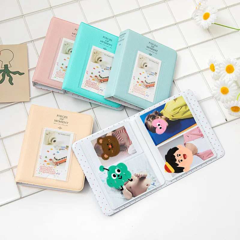 3 inch 64 Pockets For Polaroid Photo Album Mini Instant Picture Case Storage For Fujifilm Instax Mini Film 8 Korea Instax Album