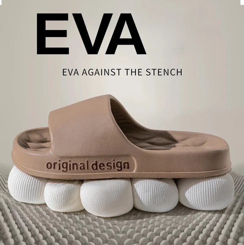 2024 New Men's Summer Slippers EVA Soft Soled Slippers Light Beach Shoes Indoor Outdoor Light Couple Slippers Designer Shoes Men