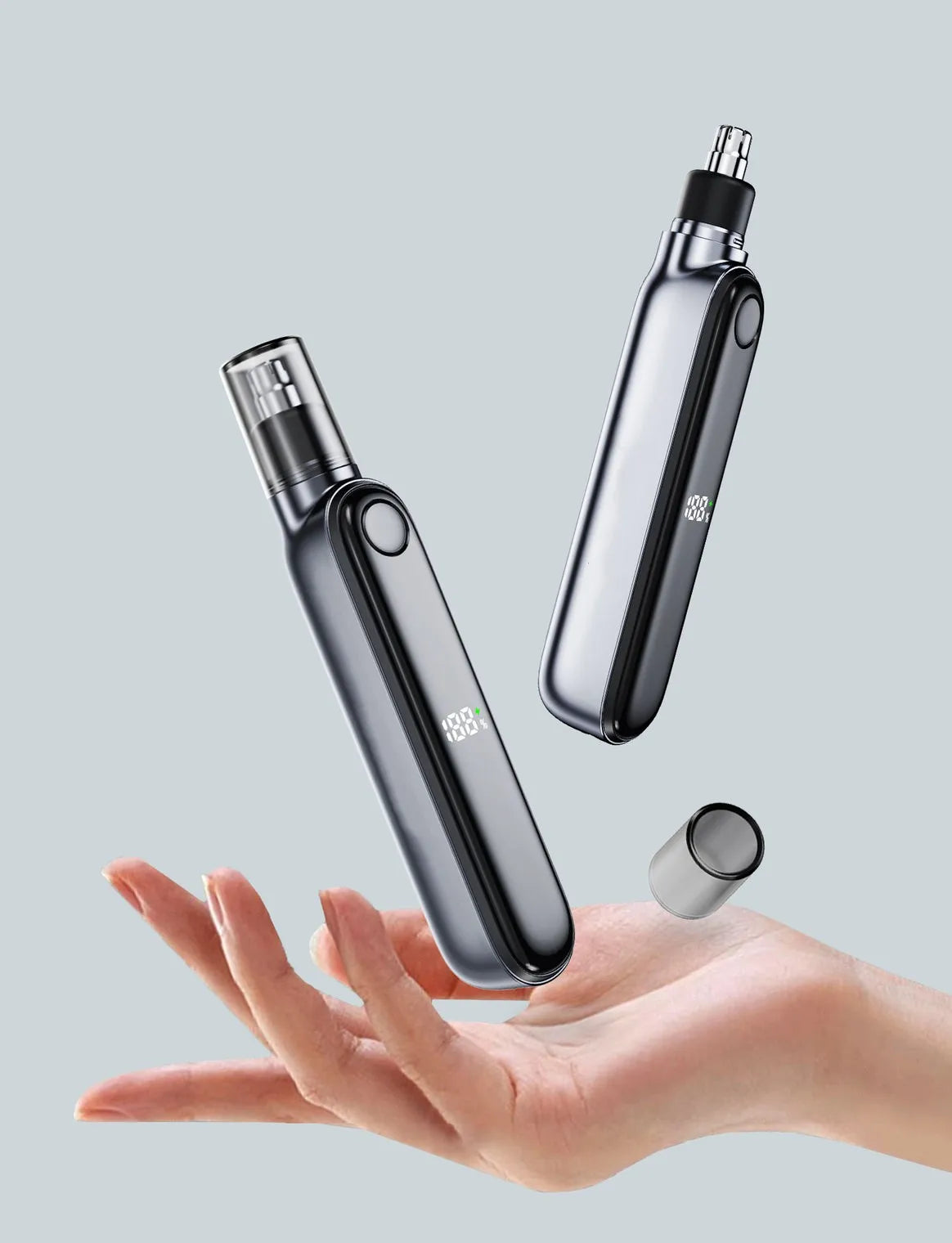 2024 New Xiaomi Mijia Nose Hair Trimmer USB Charging LED Display High Quality Electric Portable Men Mini Nose Hair Clipper