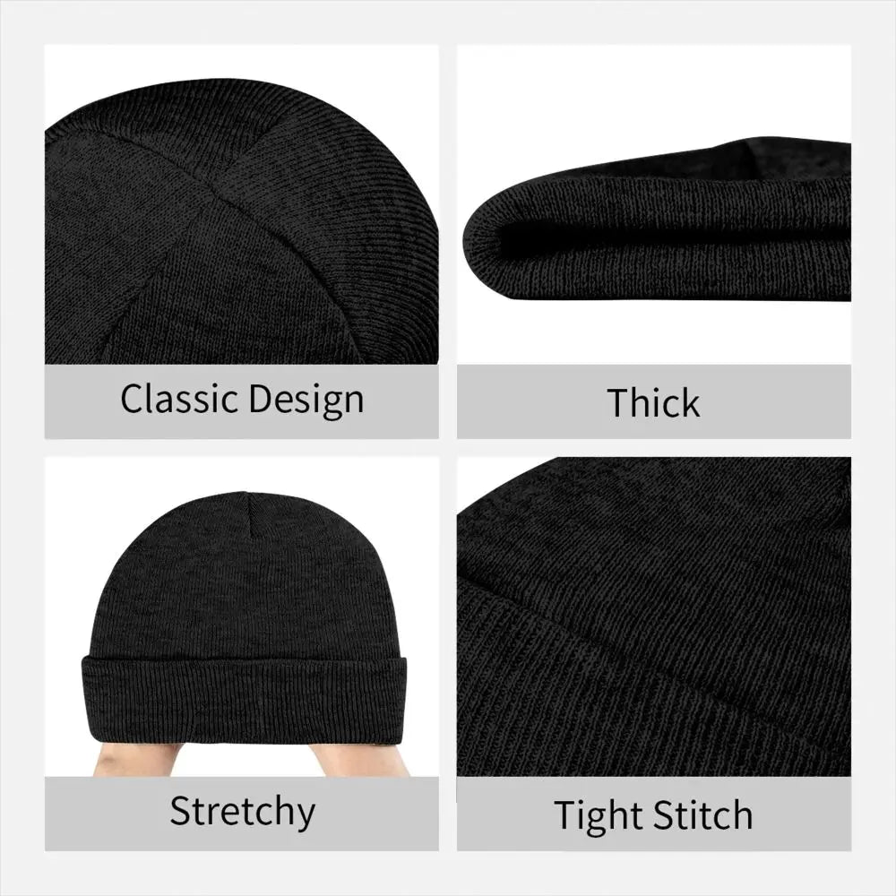 My Chemical Romance Beanie Hats Rock Band Street Caps Female Male Kpop Skullies Beanies Winter Pattern Warm Soft Beanie Hat