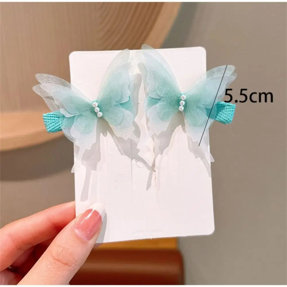 Headwear Girls Hairpins Fashion Butterfly Shape Hairgrip Hair Clips Sweat Jewelry Gift Womens Headdress