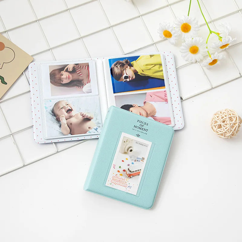3 inch 64 Pockets For Polaroid Photo Album Mini Instant Picture Case Storage For Fujifilm Instax Mini Film 8 Korea Instax Album