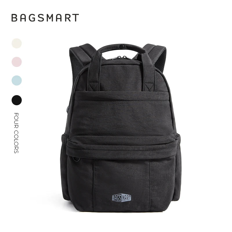 BAGSMART 14.3 in Laptop Backpack Large Capacity Business Briefcase Multi-Function Large Capacity Business Girls School Bag