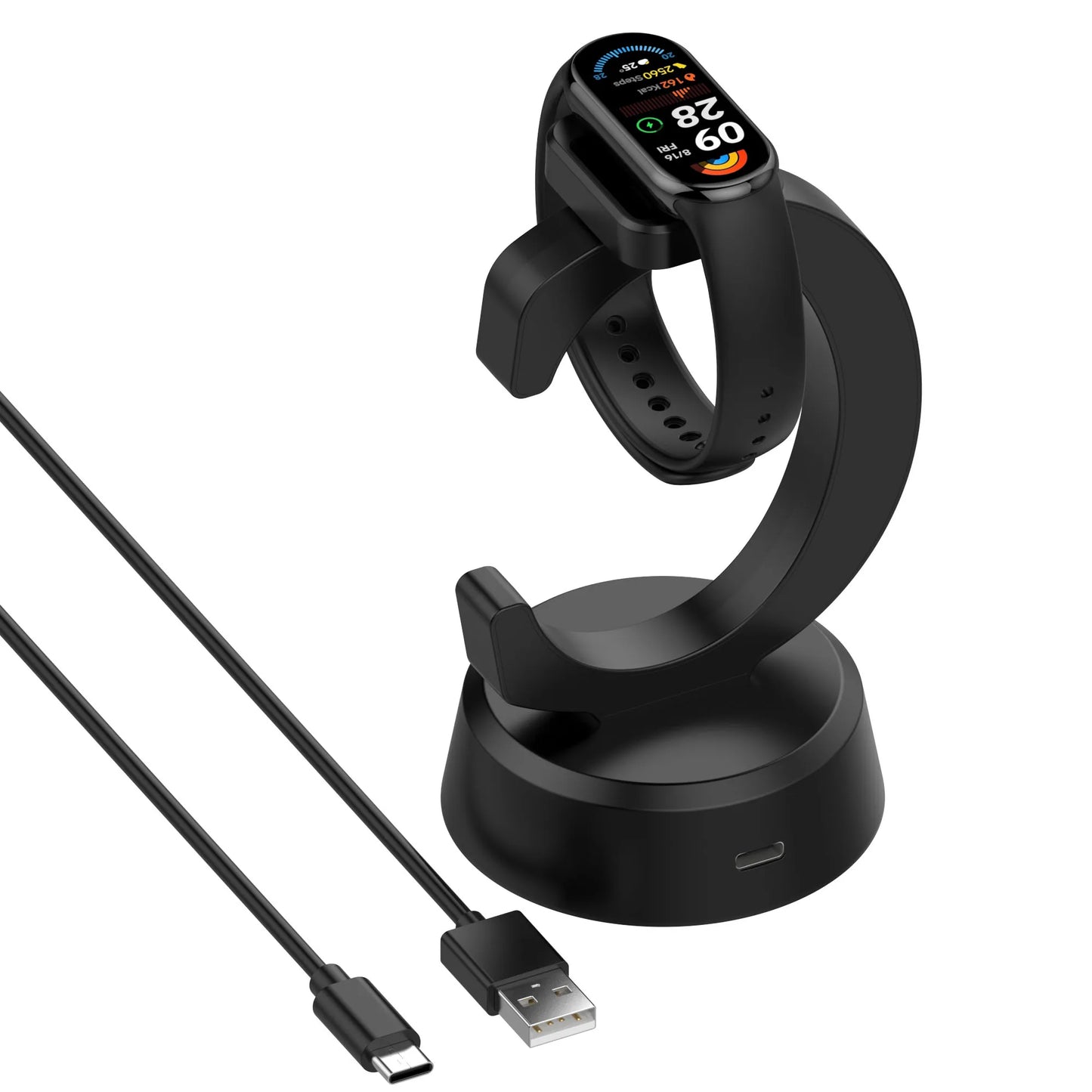 Charger Dock for Xiaomi Band 8 pro/ Smart Mi Band 9 & Redmi Band 2/3/ Watch 4 Smartwatch Charging Stand with 3.3ft USB Cable