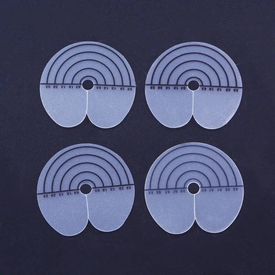 10pcs Fashion Easy Tools Heat Scalp Protector Shields For Hair Extension Useful Styling Tools Hair Heat Fusion Template Disk