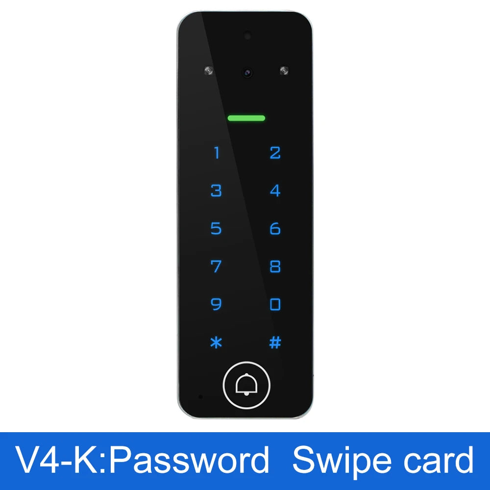 Wifi Tuya Smart Access Control Video Doorbell Camera System Digital Electronic Lock Coder Digitcode Fingerprint Lock Keyboard