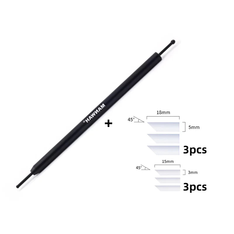 Metal Stainless Wipe Stick seepage line cleaning swabs Stickers Cotton swabs Old effect aids tool For Hobby Model Making