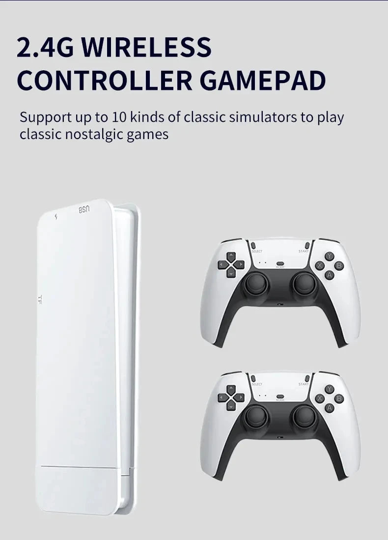 M15 retro game console 64GB 20000+game 4K high-definition output handheld video game stick 20+emulator GBA PS1 arcade game