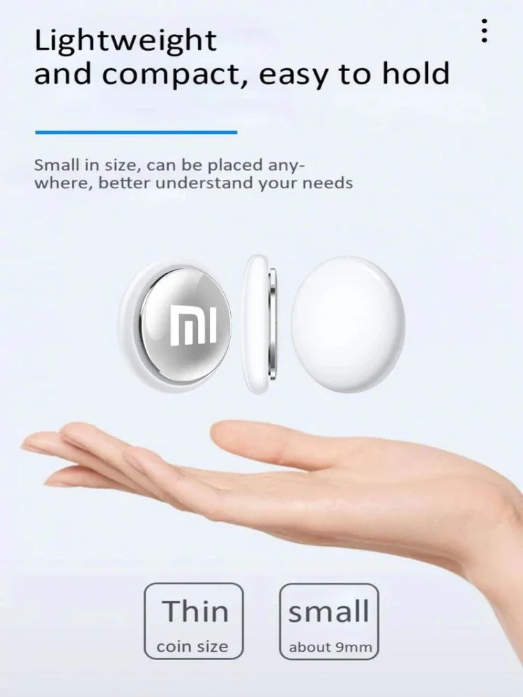 Xiaomi Mini Gps Tracker System FindMy App Airtag Smart Bluetooth Locator Child Finder Bag Anti-Loss Pet Collar with Tracker NEW