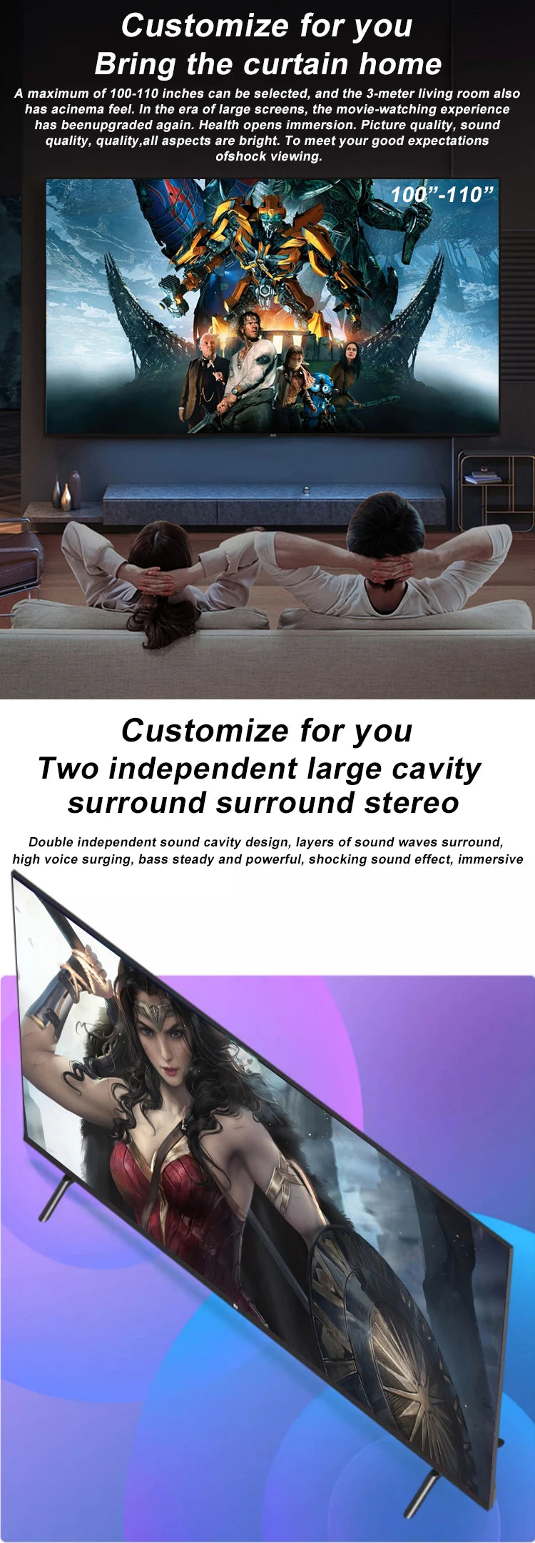 19 inch Smart TV HD Android TV with WiFi, Built-in YouTube Netflix, LED Digital Television for Bedroom Kitchen Hotel