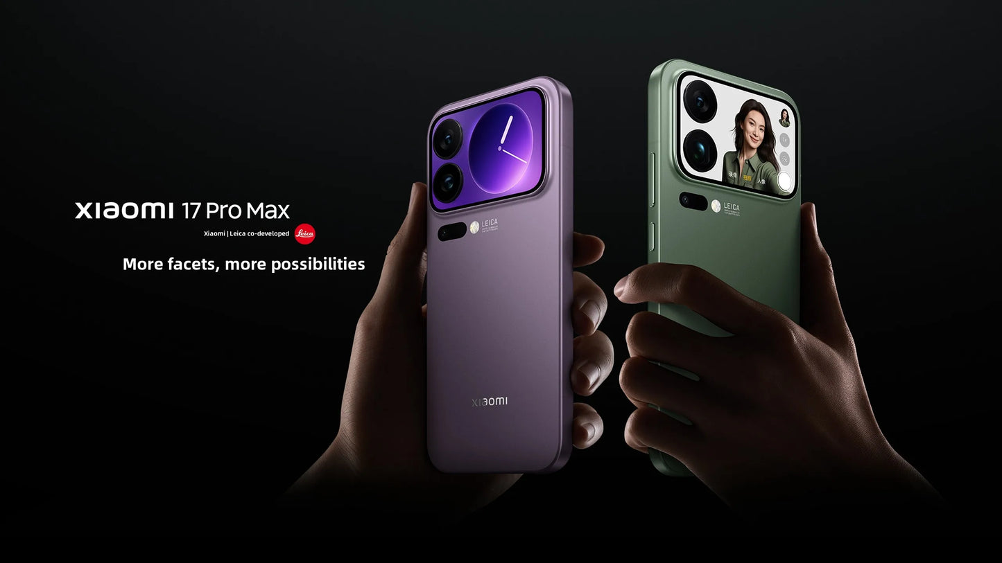 CN Version Xiaomi 17 Pro Max Smartphone 6.9" Display Snapdragon 8 Elite Gen5 7500mAh Battery 100W Hyper Charge Dual Screen