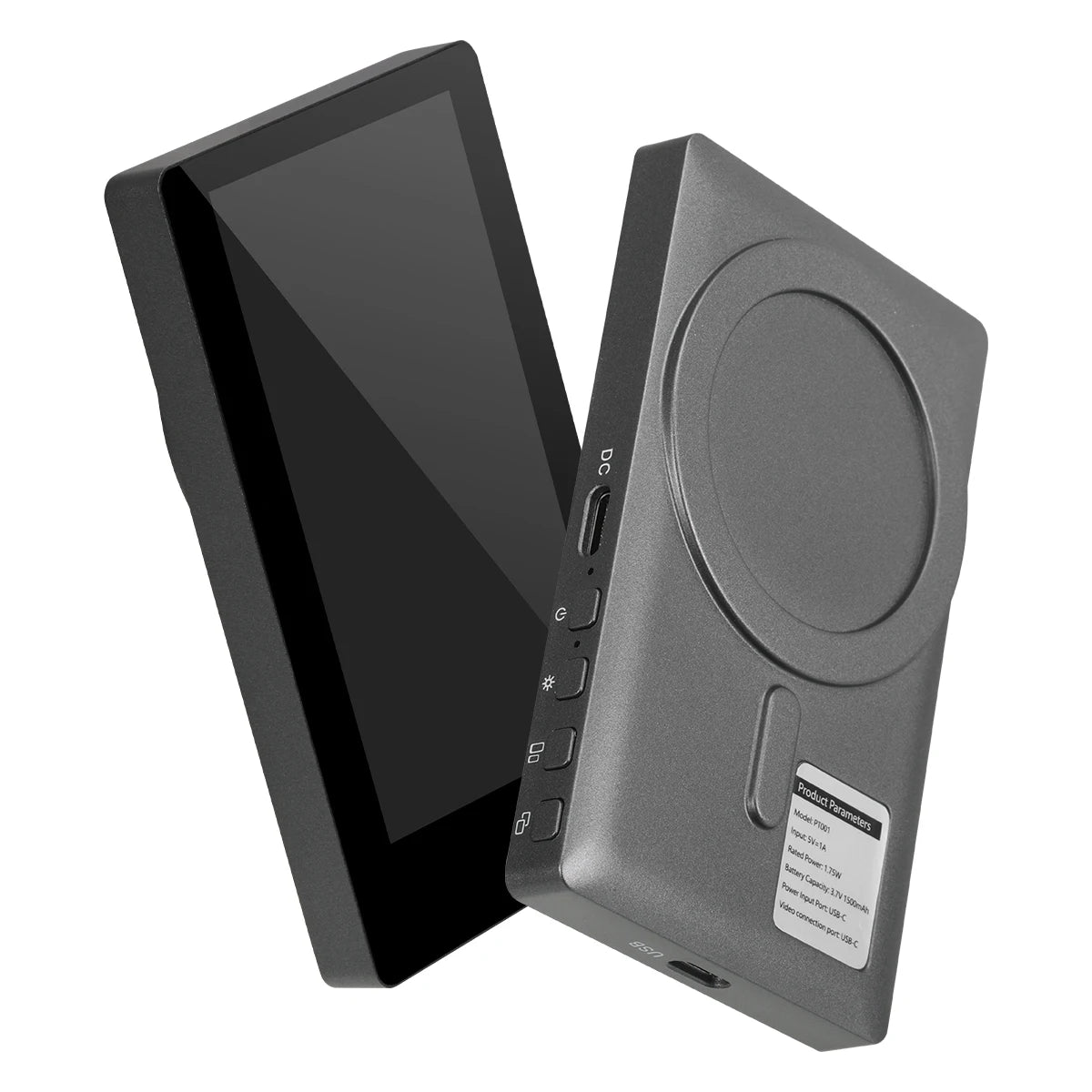 Wireless Magnetic Mount Vlog Selfie Monitor Screen Phone Rear Camera Selfie WiFi Bluetooth Connection for Selfie Live Vlog