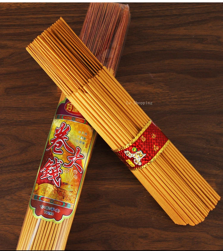 Stick Incense Golden Roll Money Handmade Smoke-free Bamboo Incense Indoor Office Purify Air/an Incense Help Sleep Natural Aroma
