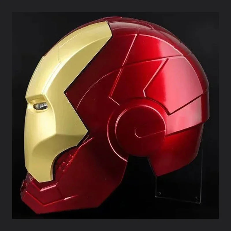 New 1:1 Marvel Iron Man Electric Helmet Multi Piece Manual Opening Helmet Model Luminous Adult And Children's Toy Gift