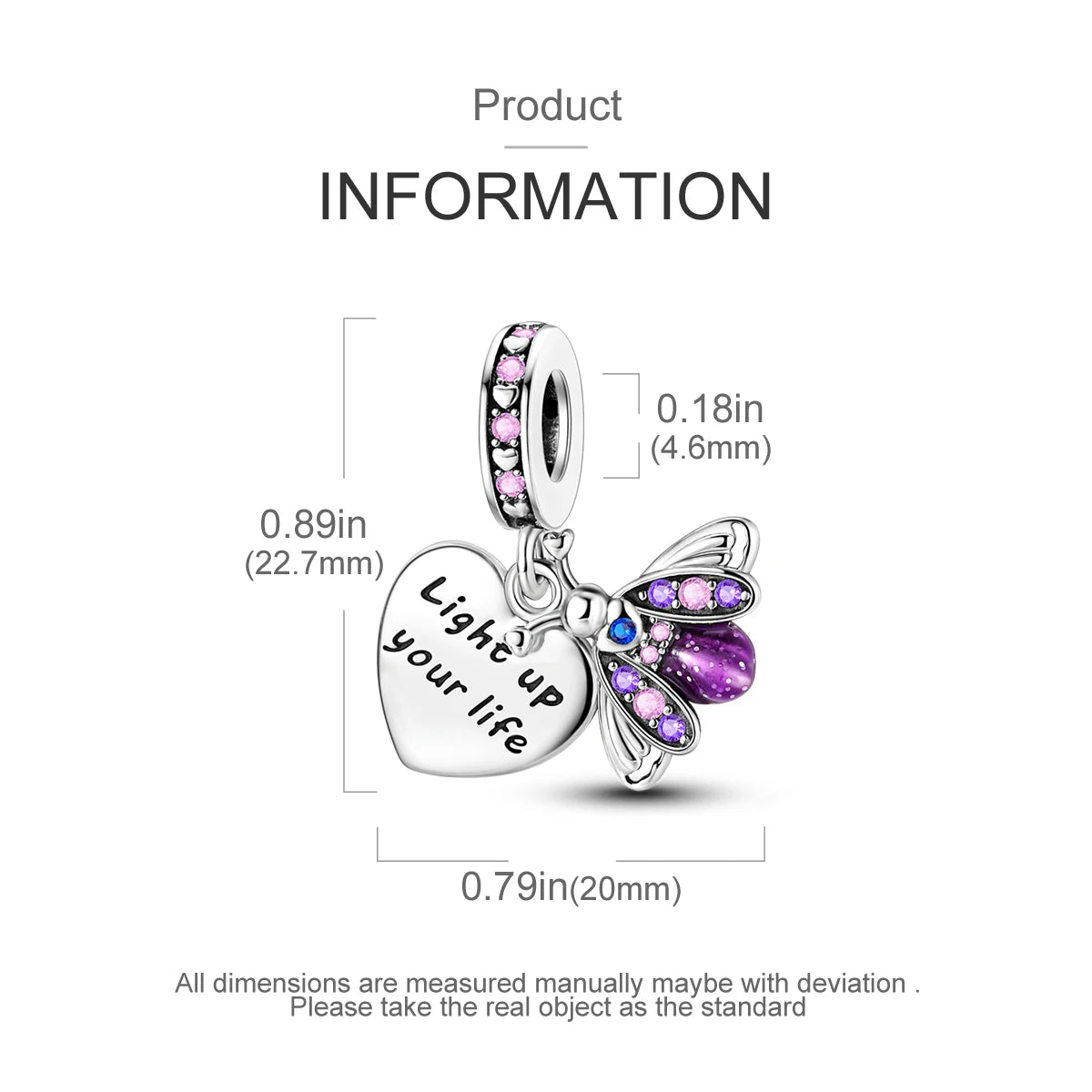 925 Silver Plated Firefly Pizza Cake Charms Fit Original Pandora Bracelet Making Fashion Jewelry