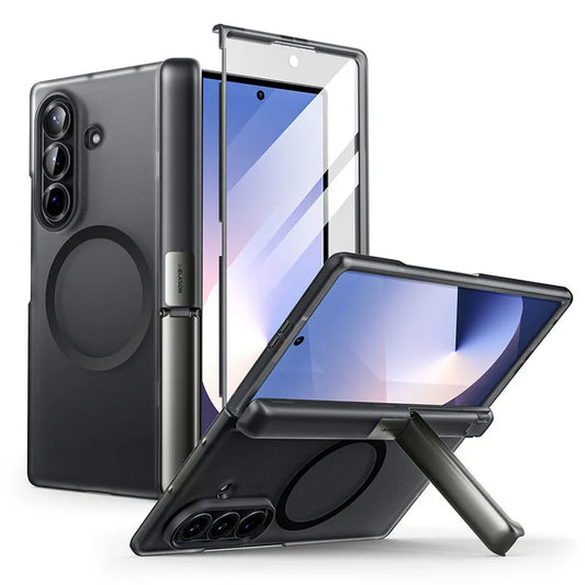For Samsung Galaxy Z Fold 7 Case I-BLASON Cosmo Full Protective Hinge Protection Magnetic Case With MagSafe Stand & S Pen Holder