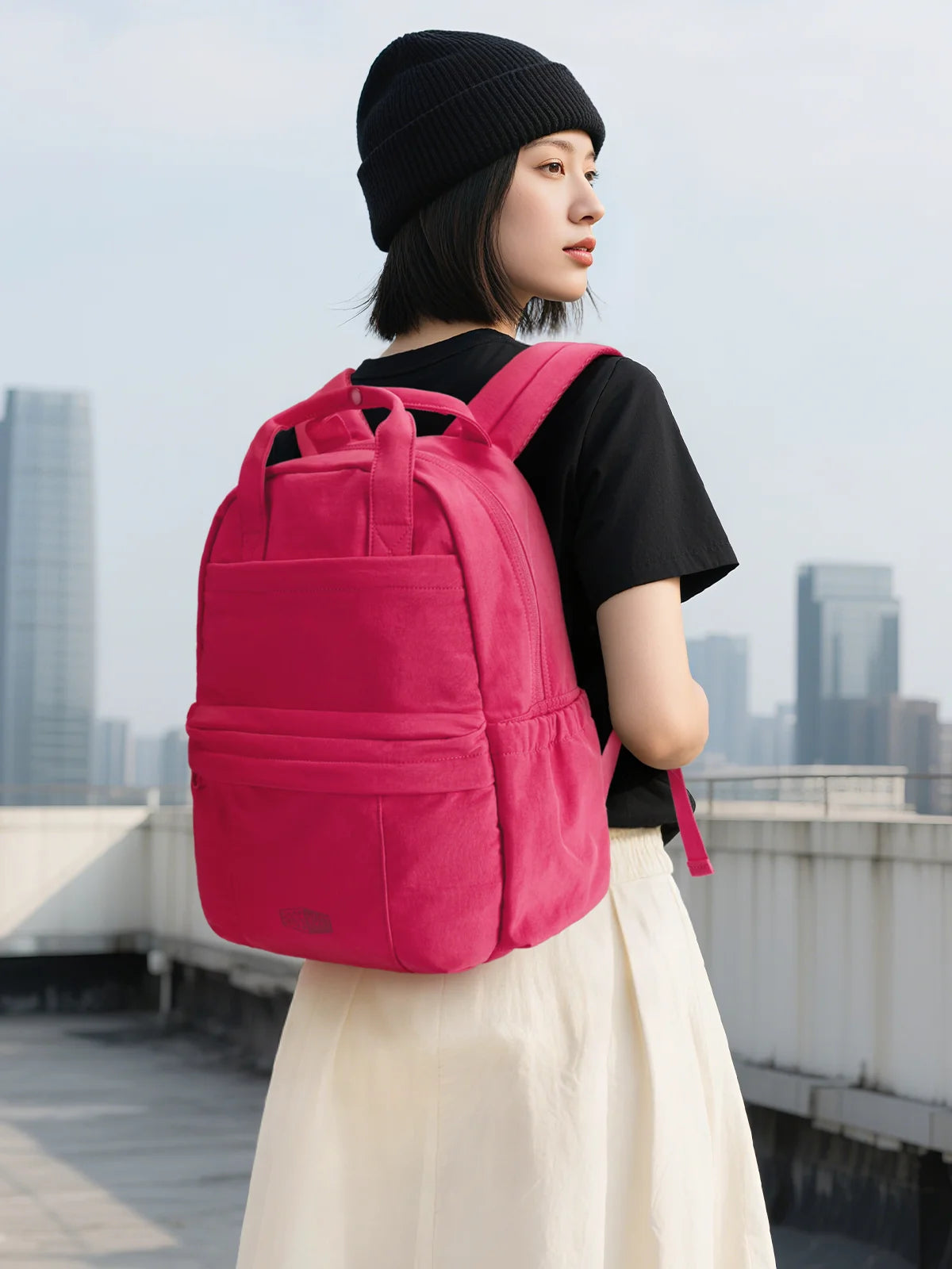 BAGSMART 14.3 in Laptop Backpack Large Capacity Business Briefcase Multi-Function Large Capacity Business Girls School Bag